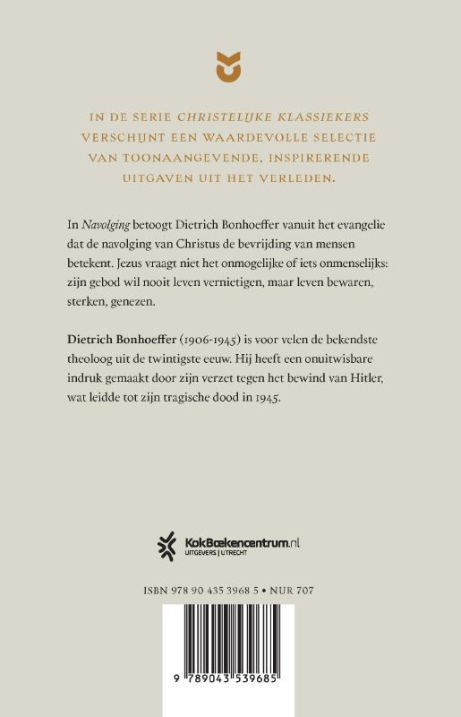 Navolging / Christelijke Klassiekers achterkant