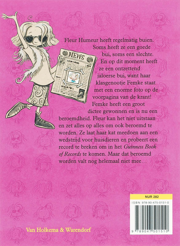 Fleur Humeur Wordt Beroemd! achterkant