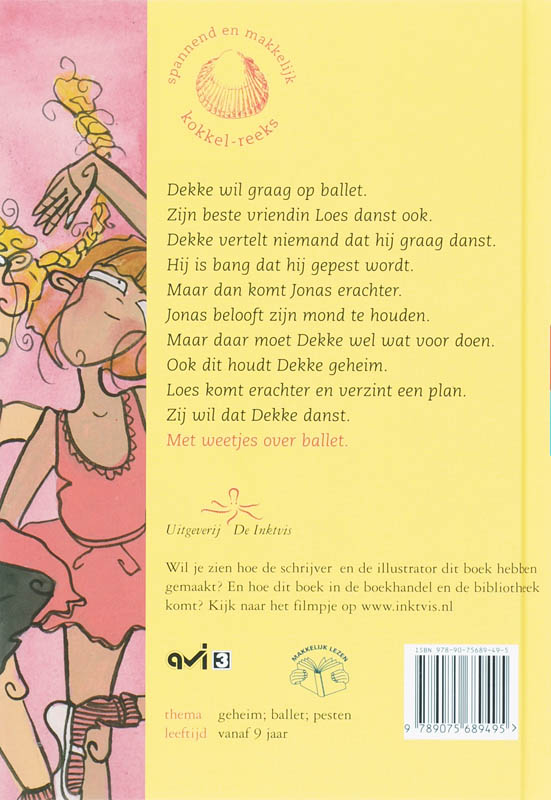 Dekke danst / Kokkel-reeks / 10 achterkant