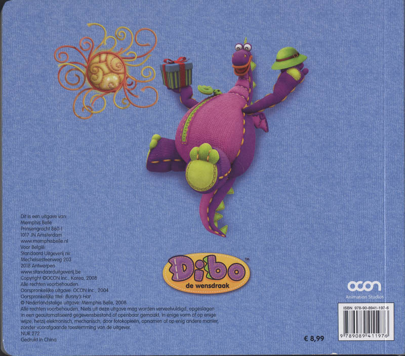 Een hoed voor Rosie / Dibo de wensdraak achterkant