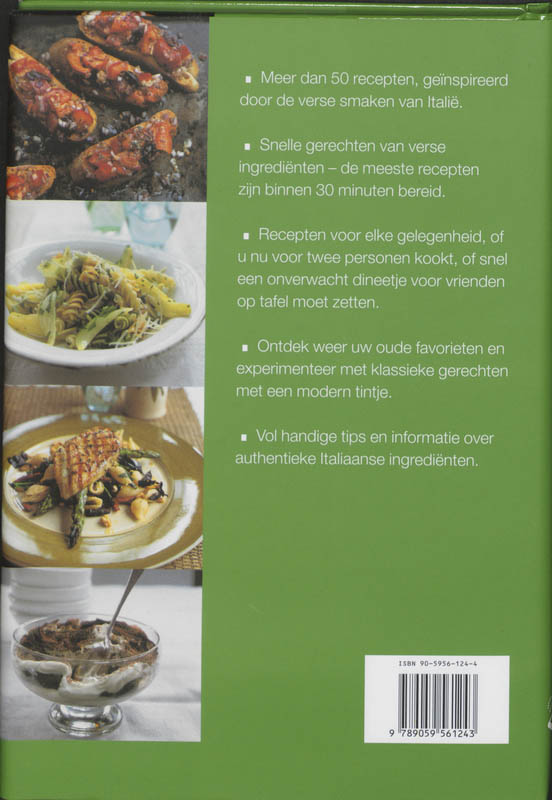 Eenvoudig Italiaans achterkant