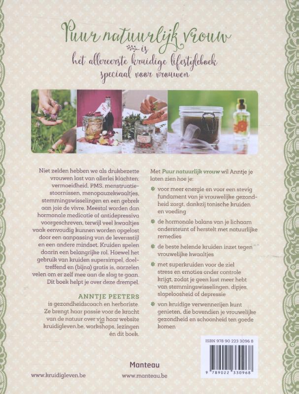 Puur natuurlijk vrouw achterkant