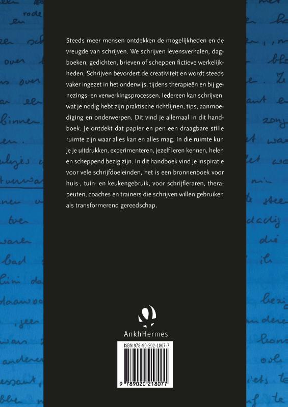 Het schrijfhandboek achterkant