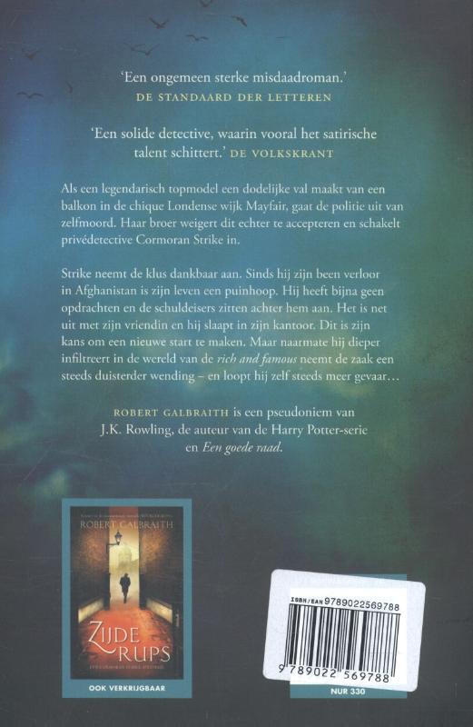 Koekoeksjong / Cormoran Strike / 1 achterkant