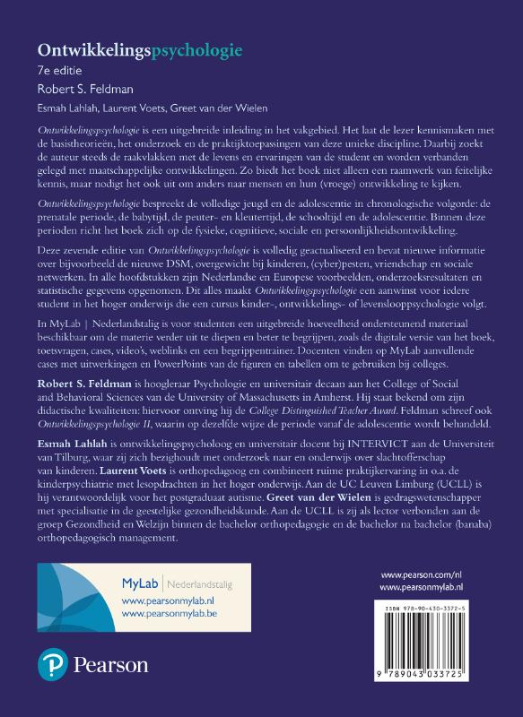 Ontwikkelingspsychologie achterkant