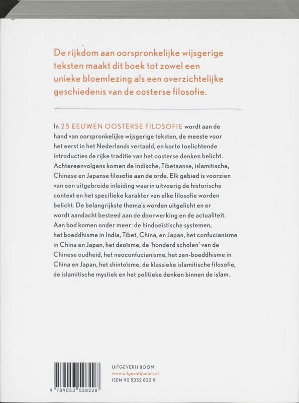 25 eeuwen oosterse filosofie achterkant