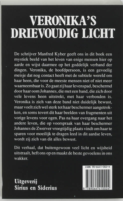Veronika's drievoudig licht achterkant