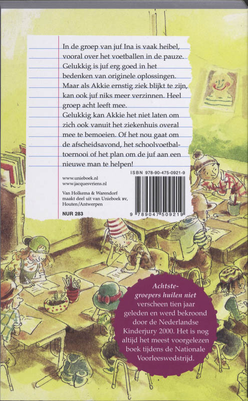 Achtste Groepers Huilen Niet Jubileumuitgave achterkant