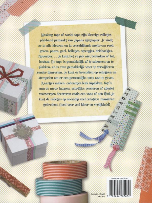 Masking tape ideeenboek achterkant
