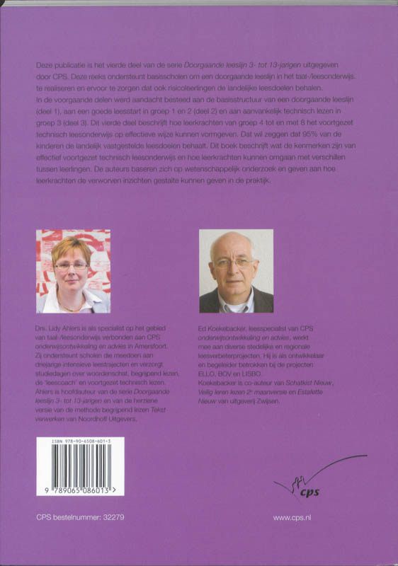 Voortgezet technisch lezen in groep 4 - 8 achterkant