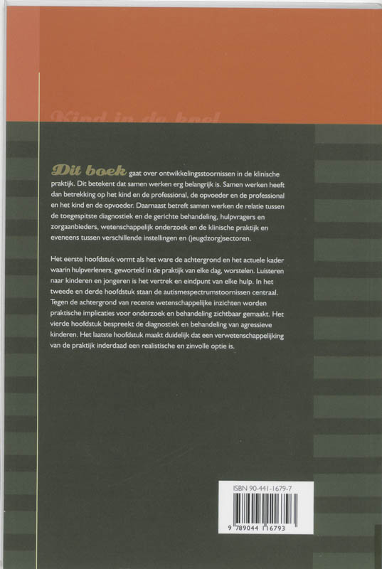 Kind In De Knel Ontwikkelingsstoornissen achterkant
