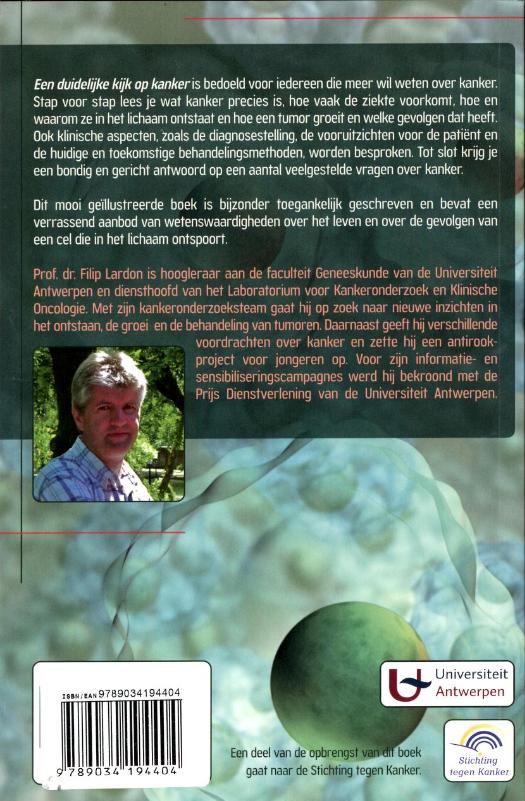 Een Duidelijke Kijk Op Kanker achterkant