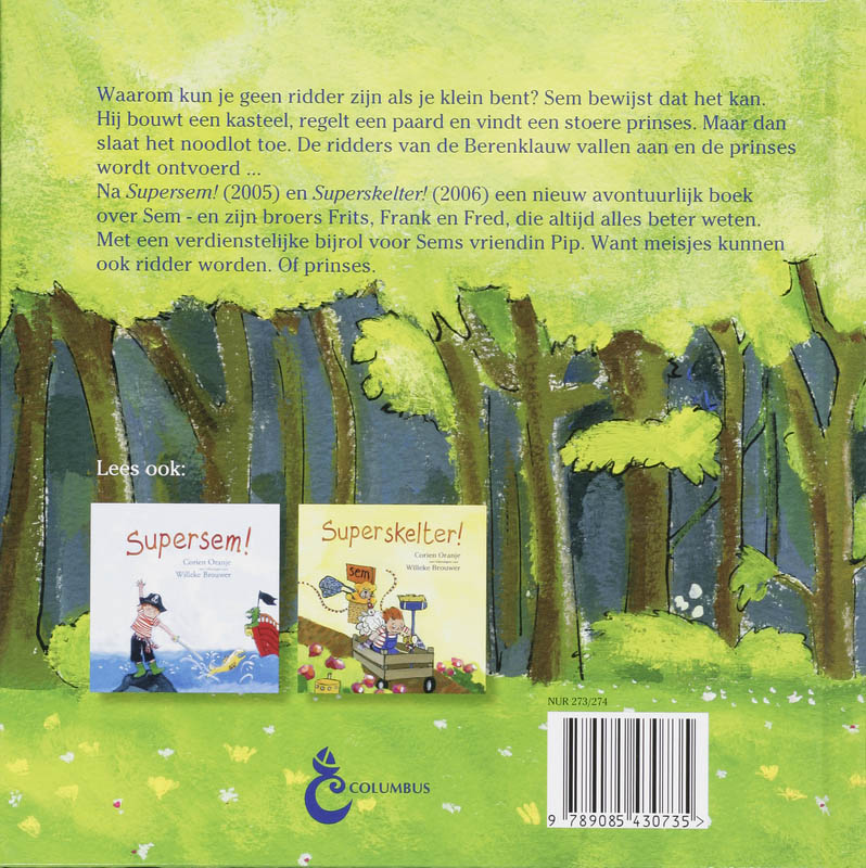 Superridder achterkant