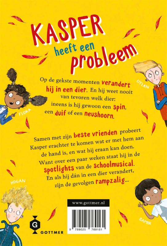 Kasper 1 - Kasper wordt een kip achterkant