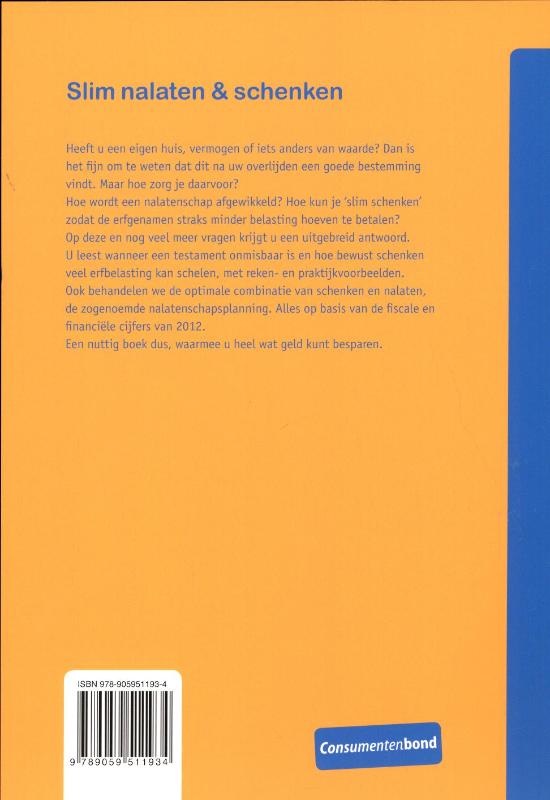 Slim nalaten & schenken achterkant