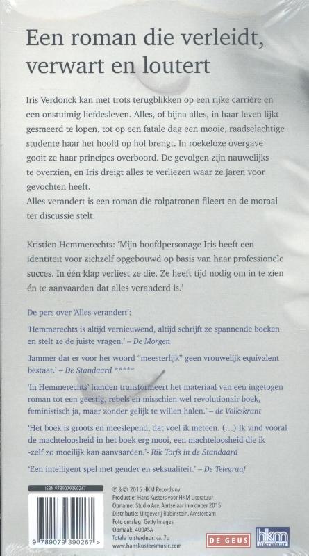 Alles verandert achterkant