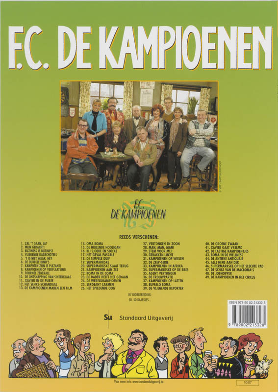 De Kampioenen 28 Man,Man,Man ! achterkant