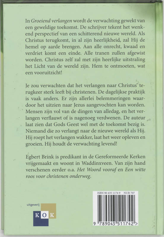 Groeiend Verlangen achterkant