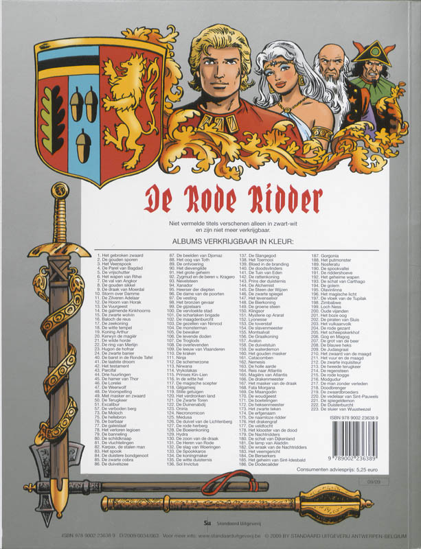 De sluier van Wuustwezel / De Rode Ridder / 223 achterkant