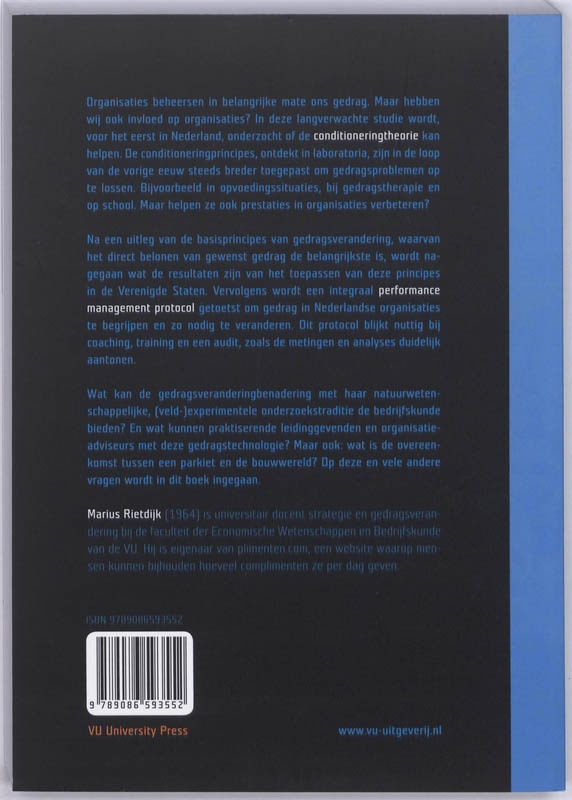 Organisaties conditioneren achterkant