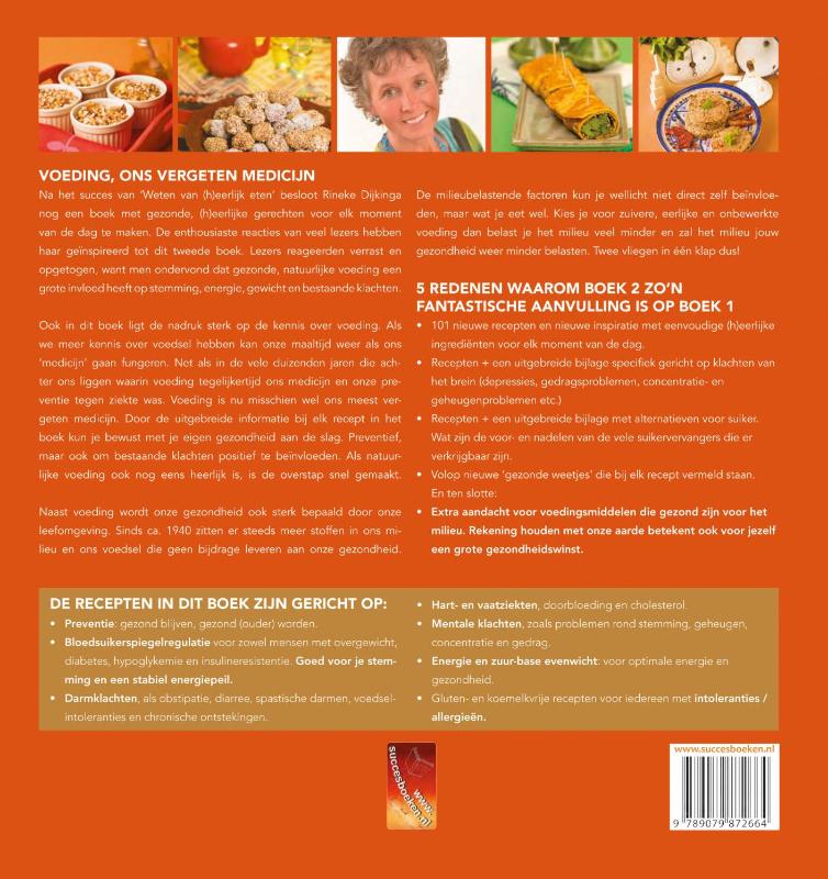 Weten van (h)eerlijk eten 2 Voeding: ons vergeten medicijn achterkant