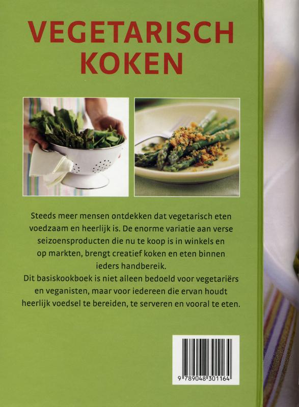 Vegetarisch Koken achterkant