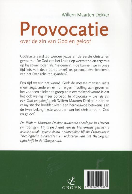 Provocatie achterkant