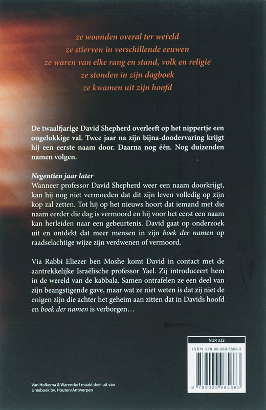 Het Boek Der Namen achterkant