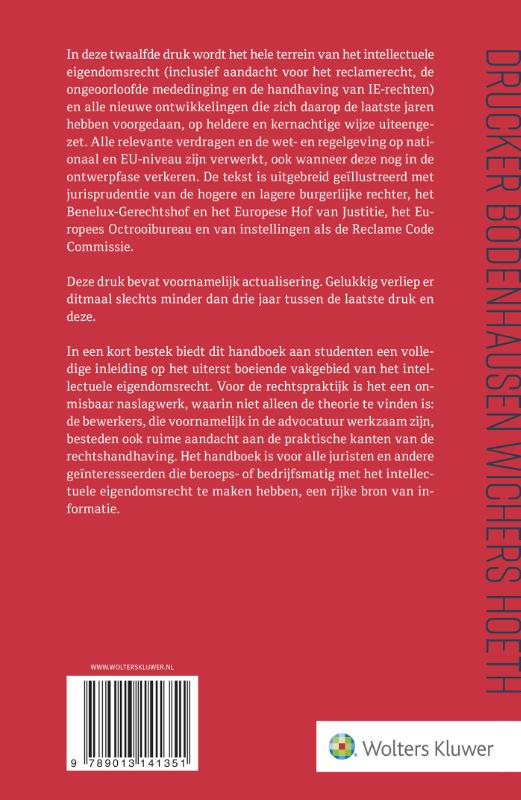 Kort begrip van het intellectuele eigendomsrecht achterkant