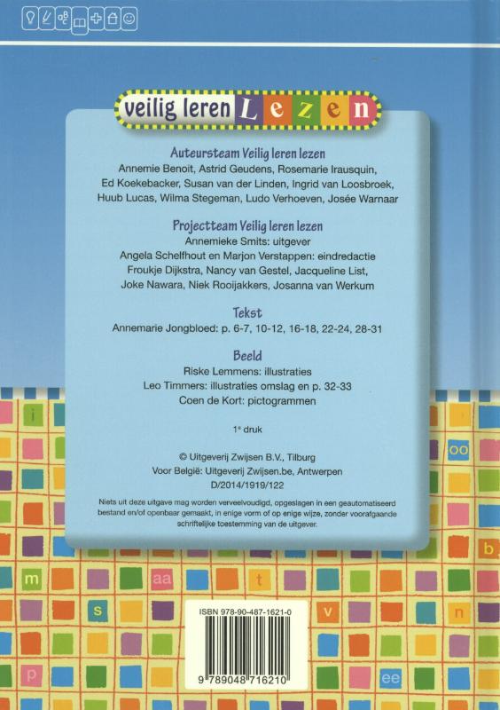 Veilig leren lezen Veilig en vlot; Kern 3 achterkant