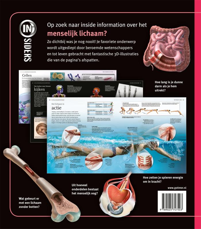 Het menselijk lichaam / Insiders achterkant