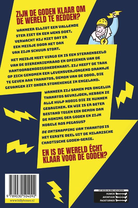 De ontsnapping van Thanatos / Chaotische goden / 1 achterkant