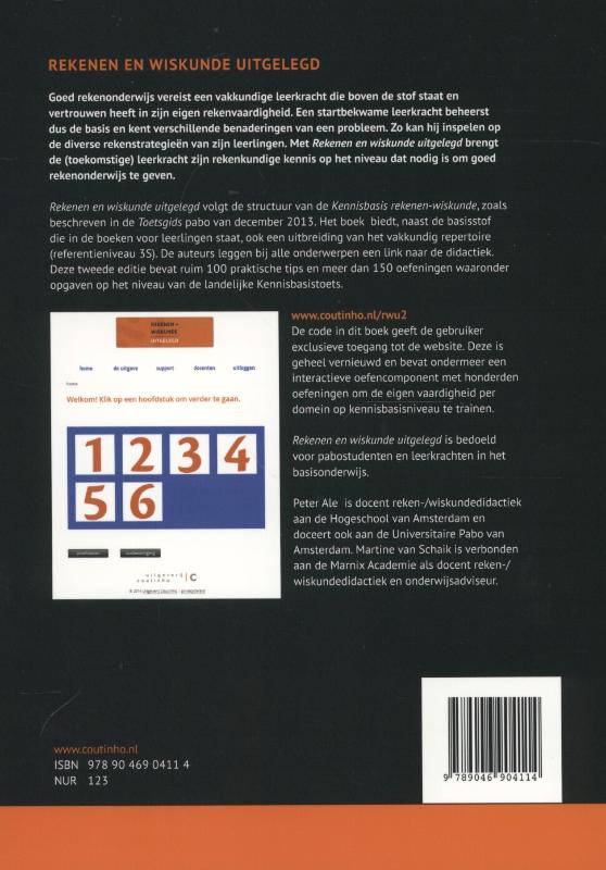 Rekenen en wiskunde uitgelegd achterkant