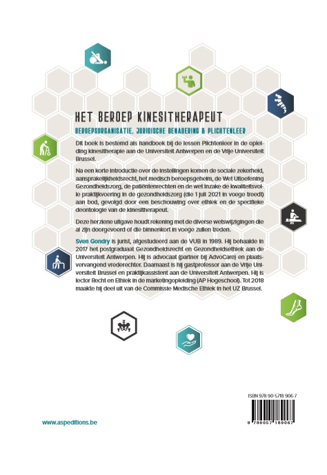 Het beroep kinesitherapeut achterkant