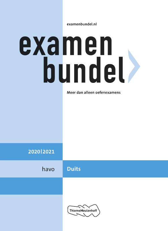 Examenbundel havo Duits 2020/2021