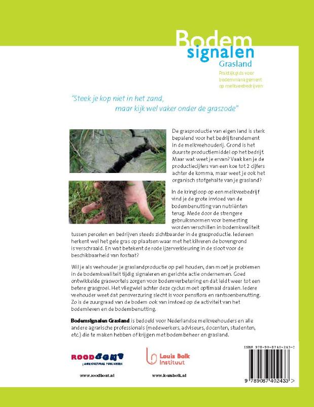 Bodemsignalen Grasland achterkant