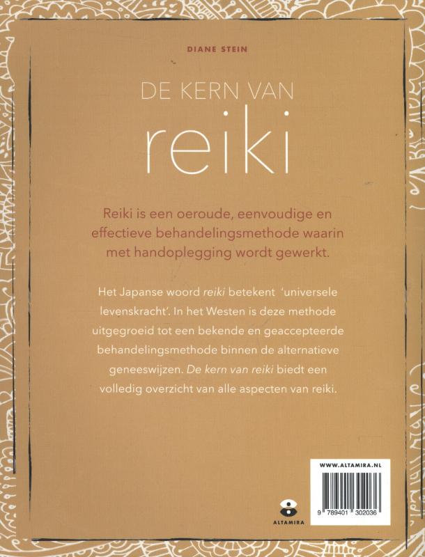 Stein, Diane:De kern van Reiki / druk 1 achterkant
