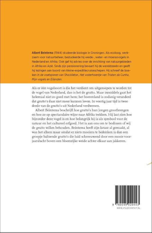 De grutto / De vogelserie / 5 achterkant