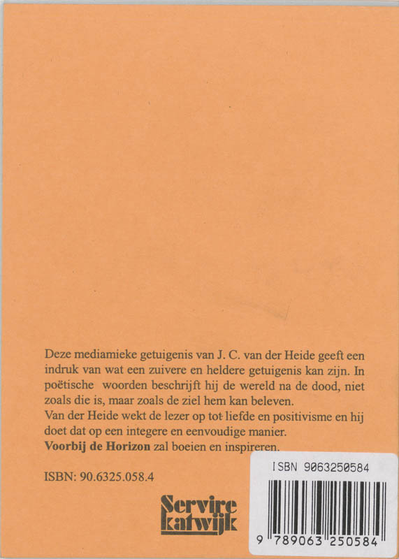 Voorbij de horizon achterkant