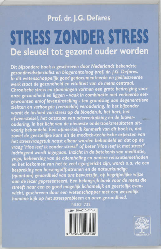 Stress Zonder Stress achterkant