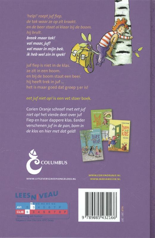 Eet juf niet op! achterkant