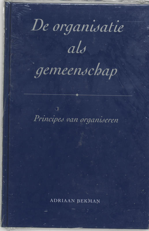 De organisatie als gemeenschap