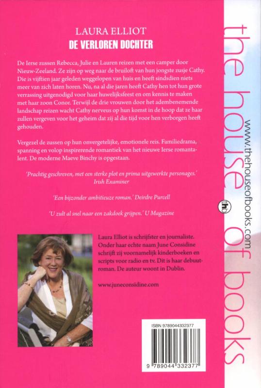 De verloren dochter achterkant