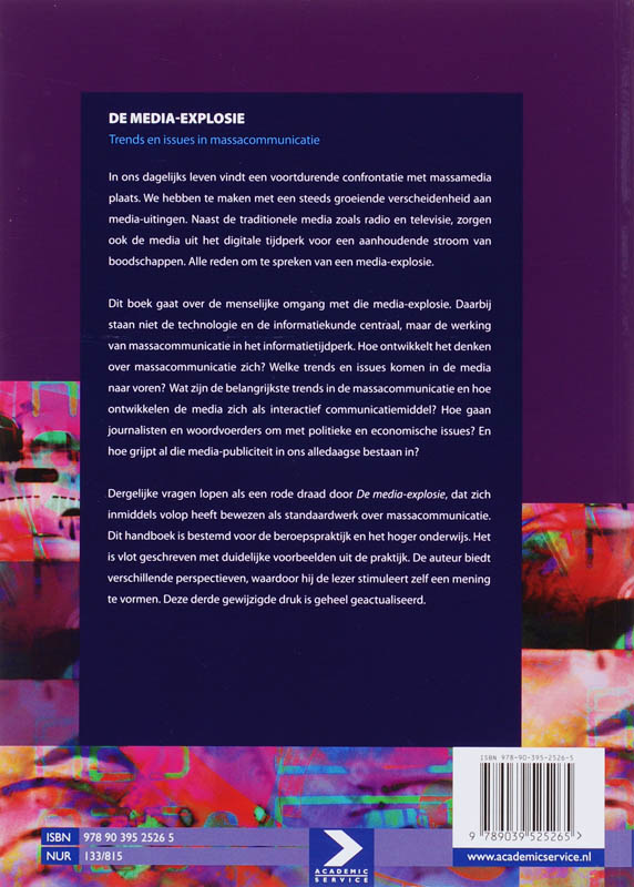 De Media Explosie achterkant