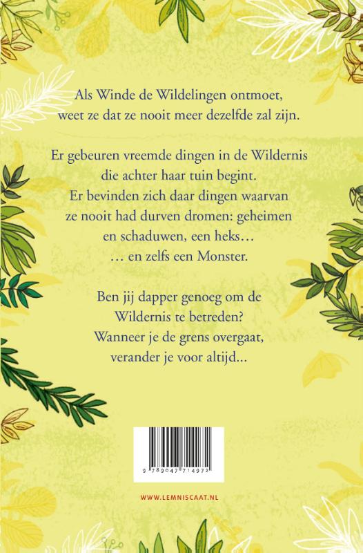 Winde Wildeling en het moerasmonster achterkant