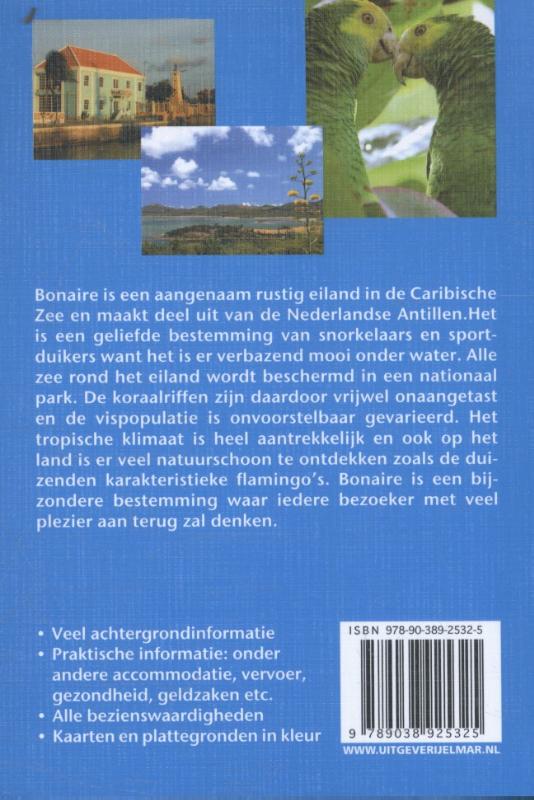 Reishandboek Bonaire achterkant
