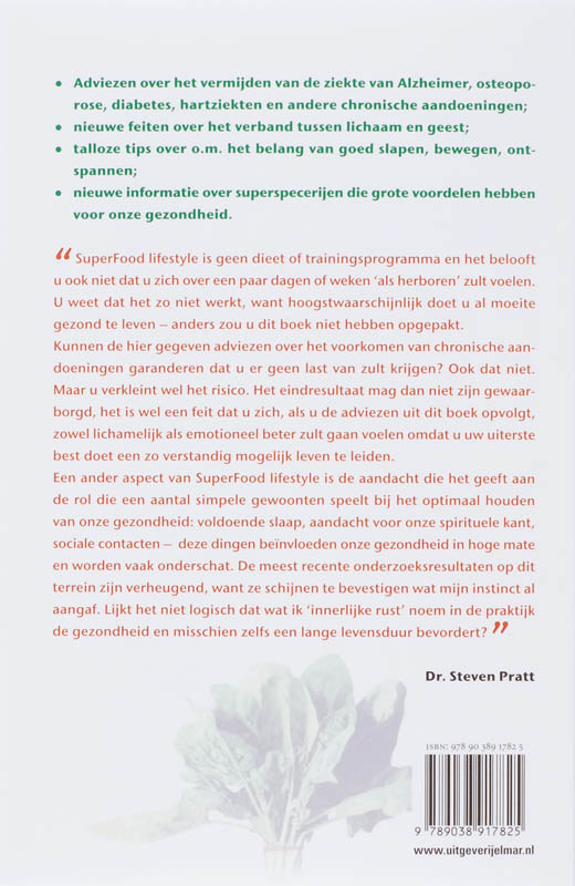 Superfood Lifestyle achterkant