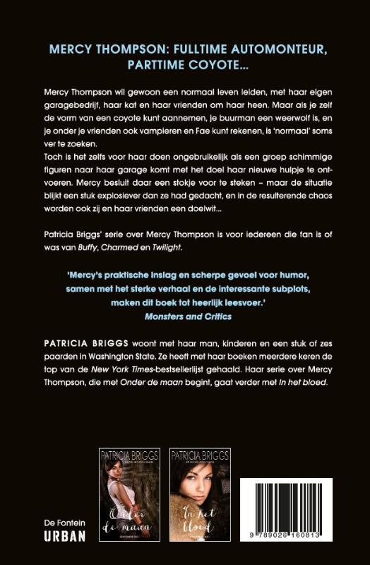 Onder de maan / Mercy Thompson / 1 achterkant