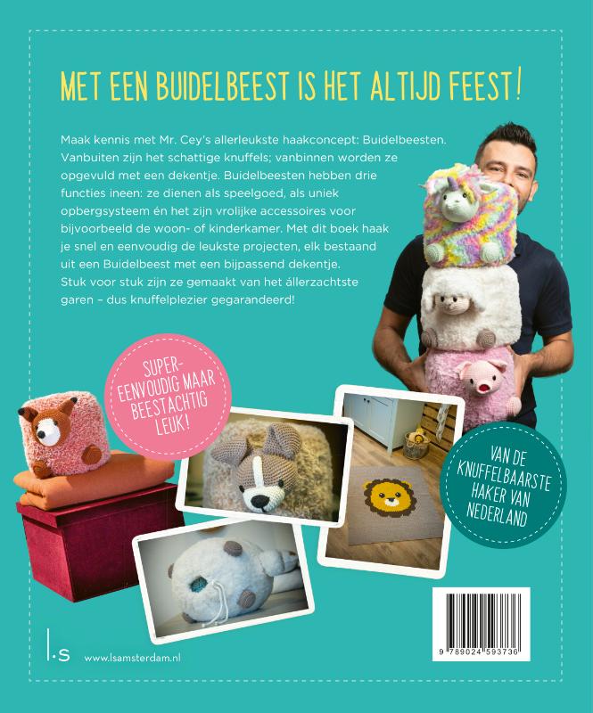Buidelbeesten haken met Mr. Cey achterkant