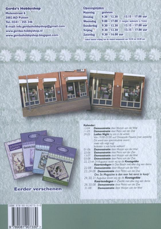 Gerda's hobby magazine / 4 maart 2013 / Gerda's Hobbyshop achterkant